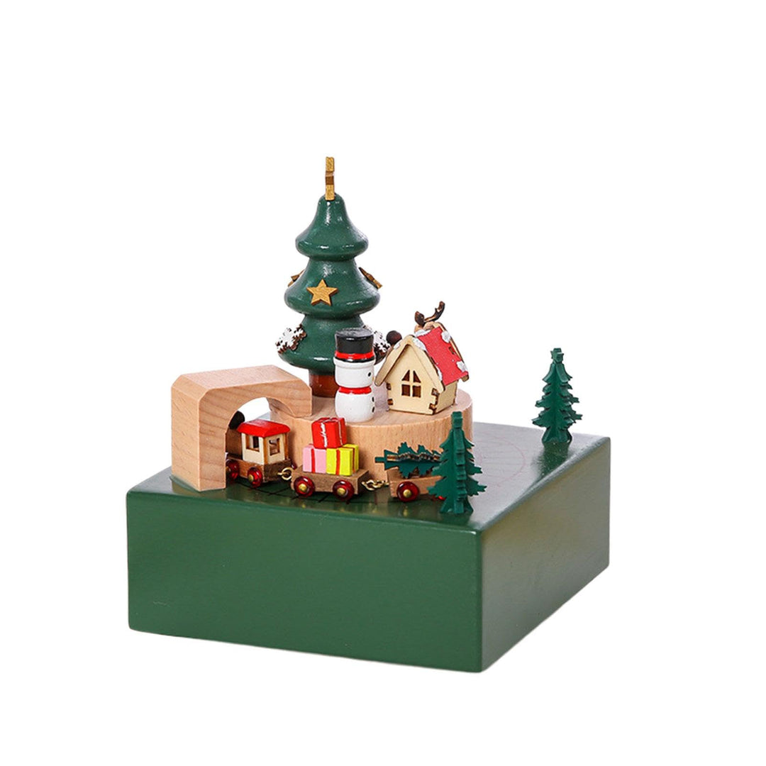 Spieluhr Weihnachten, Weihnachtszug-Spieluhr - Magnetische Eisenbahn-Weihnachtsdisplays für Desktop-