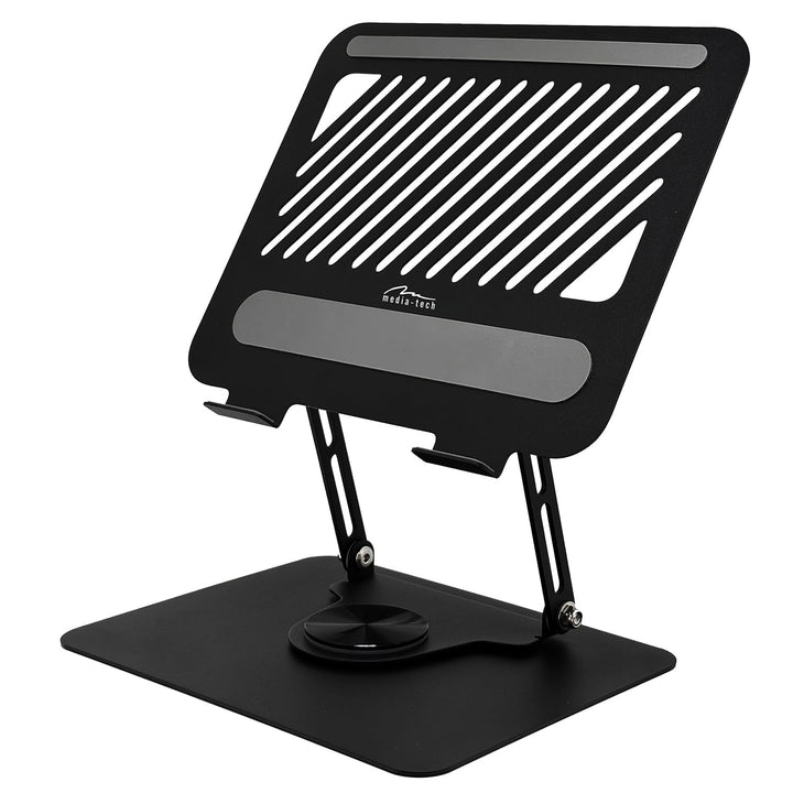 Media-Tech MT2662 Verstellbarer Laptopständer 10-17 Zoll | 360° Drehbares Ergonomisches Schreibtisch