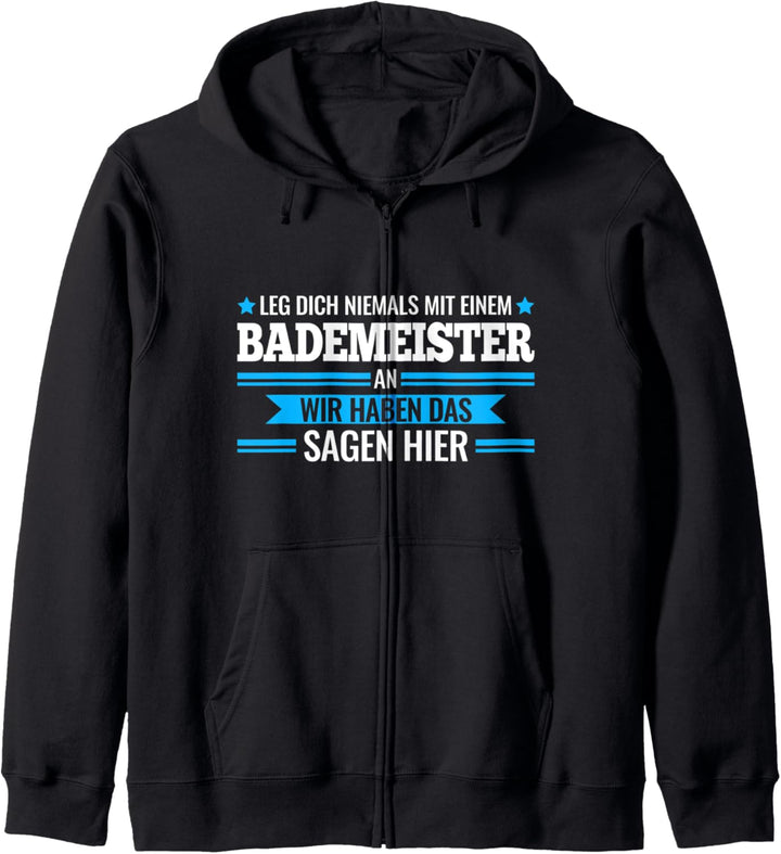 Bademeister Schwimmmeister Rettungsschwimmer Kapuzenjacke