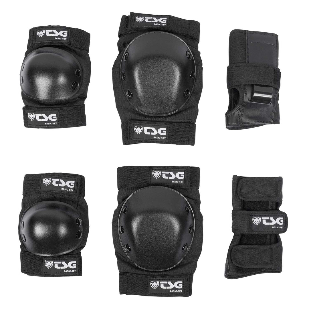 TSG Basic Set, Skate-Protection-Set, Schoner, Erwachsene, Jugendliche & Kinder, für Einsteiger & For