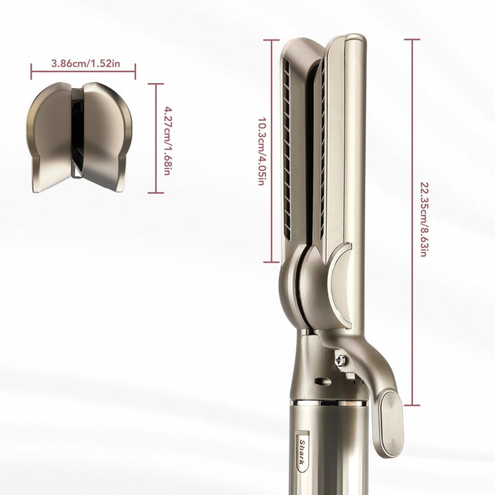 Haarglätter-Aufsatz für Shark FlexStyle Luftstyler, Airflow Technologie ohne Heizplatten, Gleichzeit