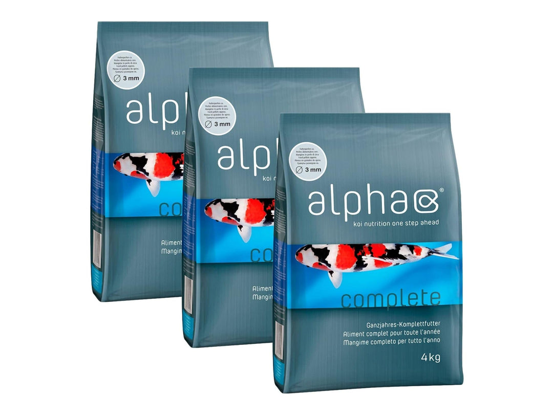 KOIFUTTER Alpha Complete 3mm - koinutrition one Step Ahead - Schwimmfutter Ganzjahresfutter für Koi