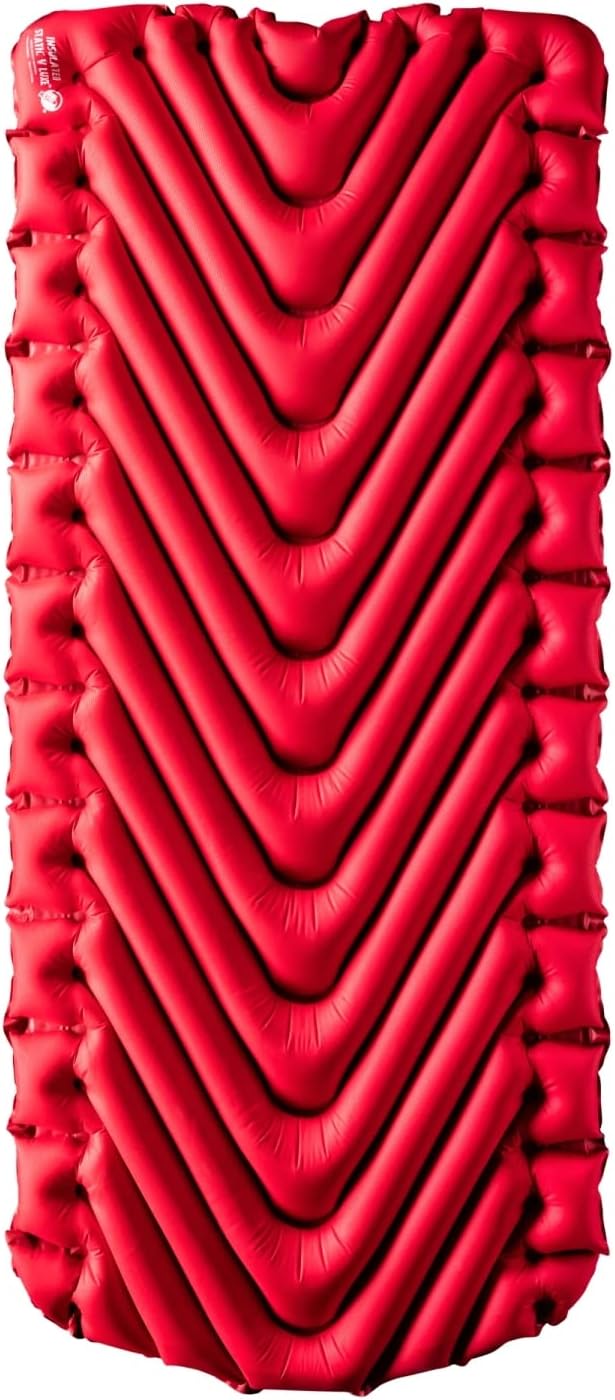 Klymit Static V Luxe Isomatte, extra breit (76,2 cm), Beste Campingausrüstung für Rucksackreisen, Ca