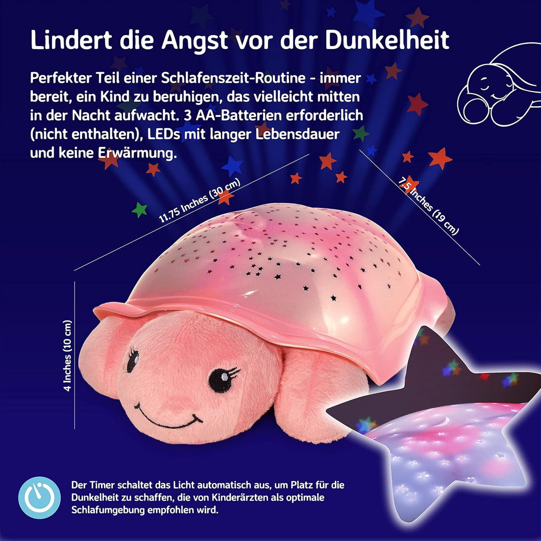 Cloud B - Twinkling Twilight Turtle, Pink (CB7323-T2P) Black, Black