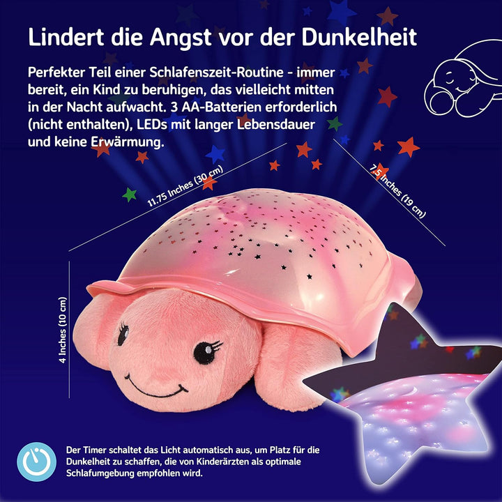 Cloud B - Twinkling Twilight Turtle, Pink (CB7323-T2P) Black, Black