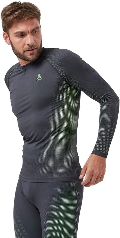 Odlo Herren Performance Warm Eco_196192 Funktionsunterwäsche Langarm Shirt (1er Pack) XXL Odlo Graph