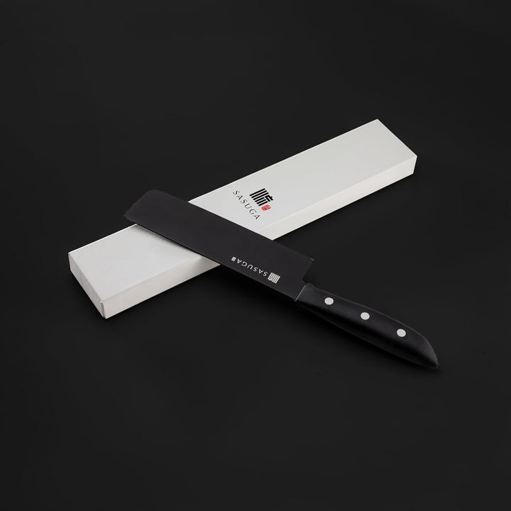 Japanisches Nakiri-Gemüsemesser 165 mm - Made in Japan | Molybdän-Vanadium-Edelstahl | Flache Klinge