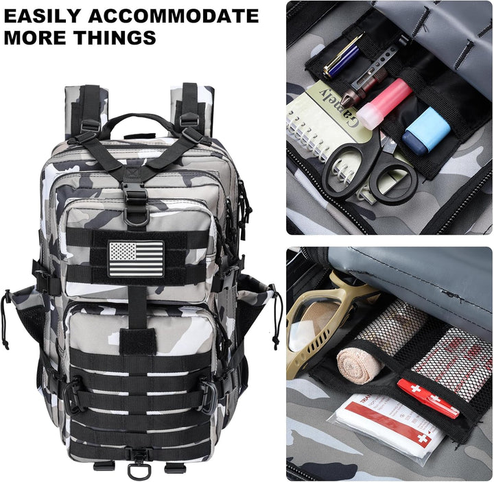 Hannibal Tactical 40L Militär Taktischer Rucksack US Cooper Rucksack Armee Assault Pack 3 Tage Bug O
