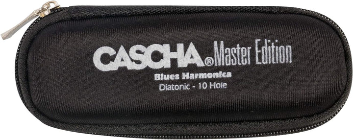 Master Edition Blues Harmonica in D (incl. soft case and cleaning cloth)