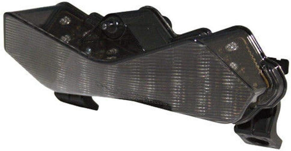 SHIN YO LED Rücklicht mit getöntem Glas, KAWASAKI Z 750/1000, ZX6R,ZX6RR (Black)