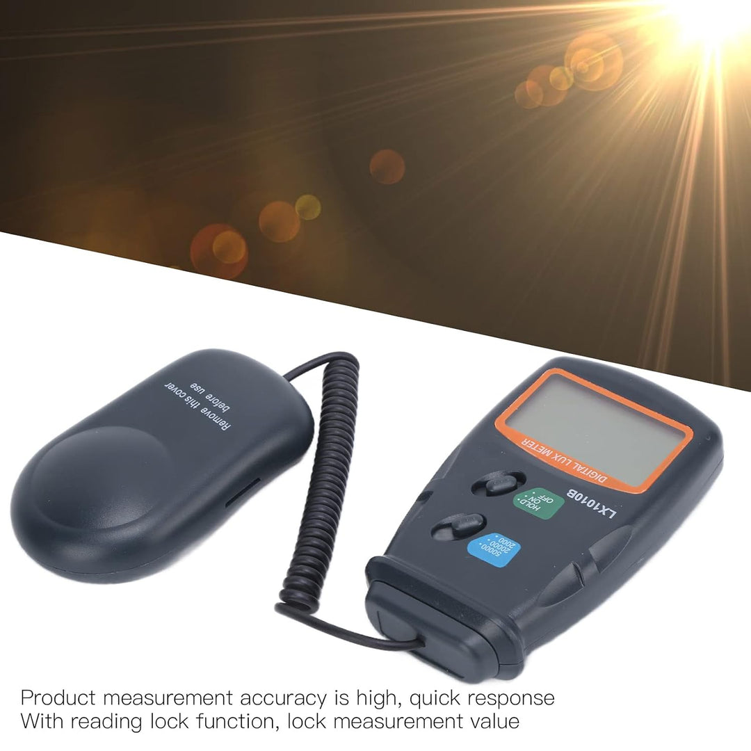 Digital Luxmeter Lichtmesser, LX1010B 0-50.000 Lux Messgerät, Handheld Lichtmessgerät, Beleuchtungst