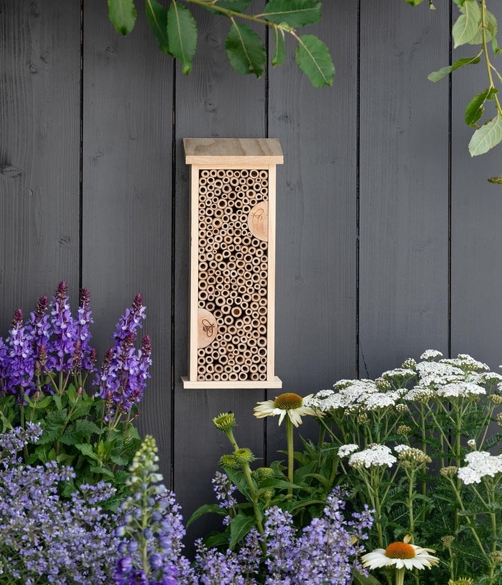 Dehner Natura Premium Insektenhotel Felica, Bienenhotel nachhaltig, Insektenhaus/Nistkasten für Bien