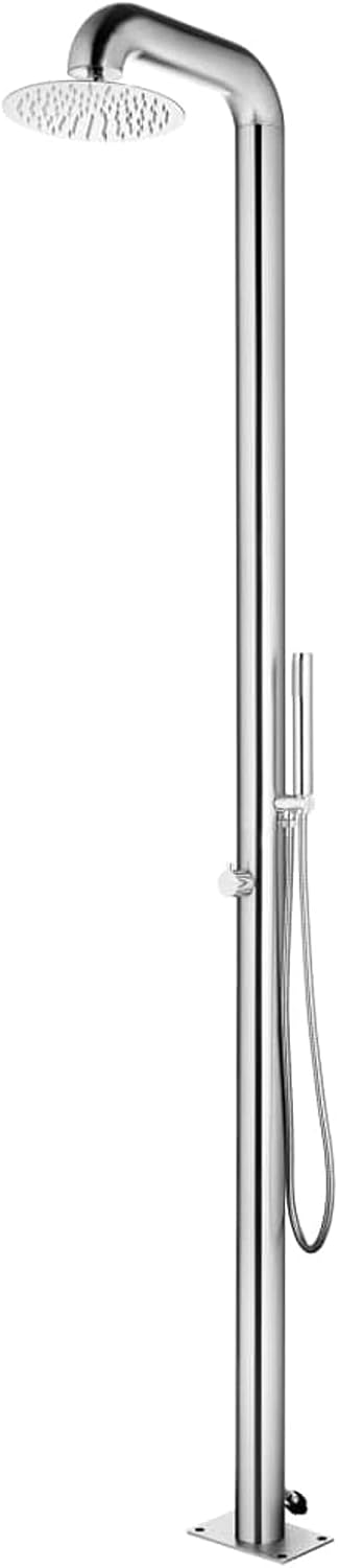 CIADAZ Gartendusche 225 cm Edelstahl, Dusche Für Garten, Outdoor Shower, Garten Dusche, Aussen Dusch
