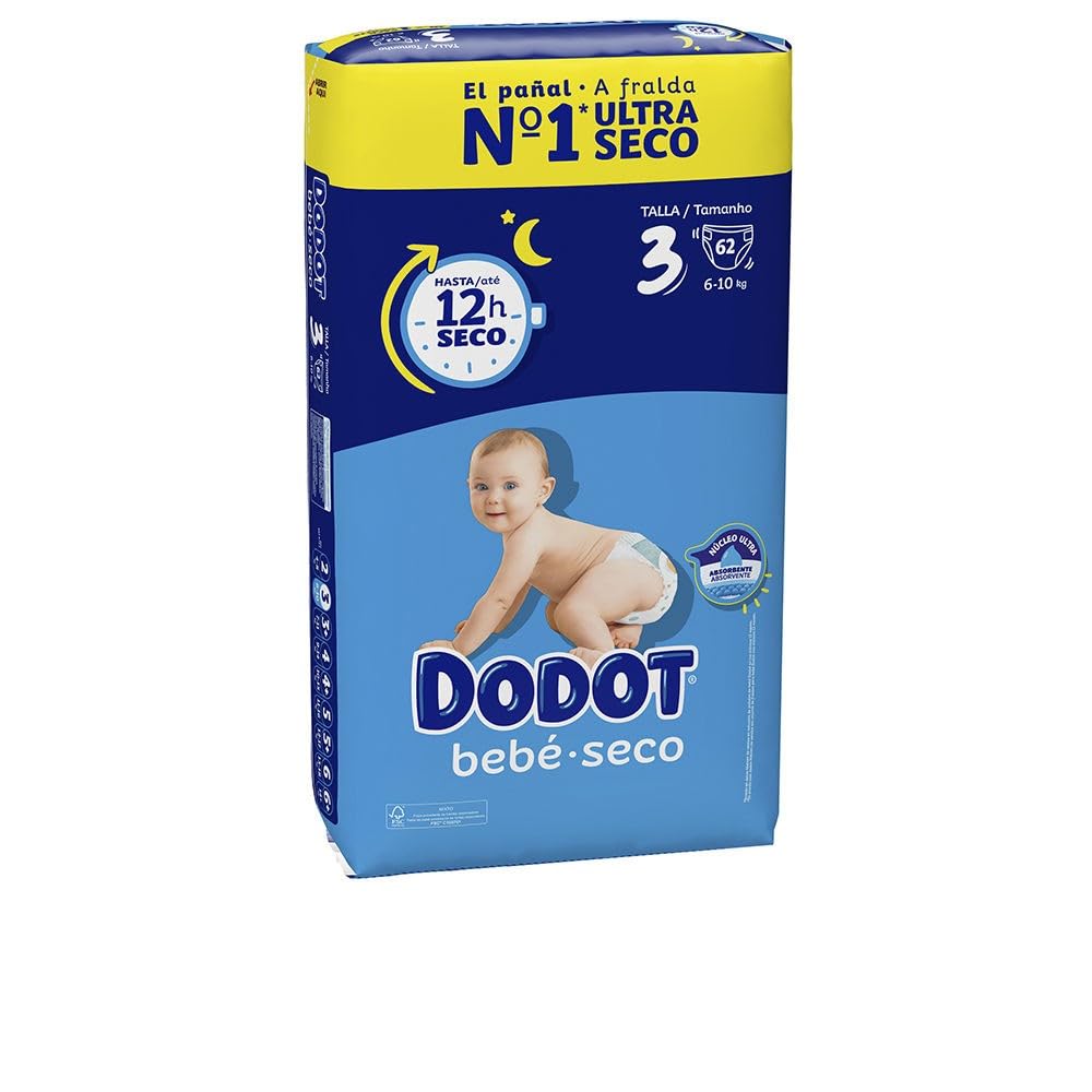 DODOT ETAPAS T3 pañales 6-10 kg 88 u