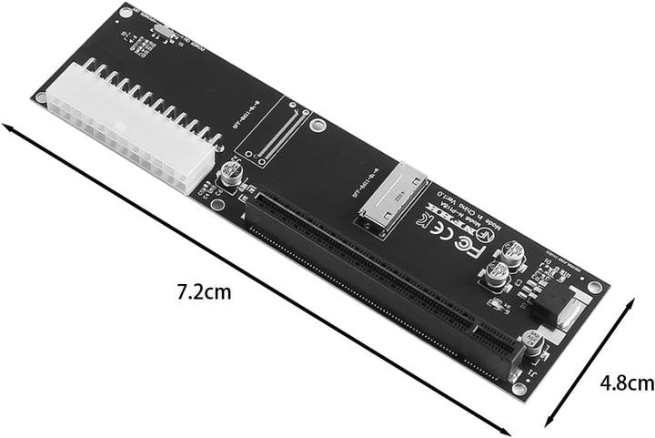 Oculink SFF-8612 8611 zu PCI-Express PCIE 16X Erweiterungskarte mit ATX 24pin Stromanschluss für Ext