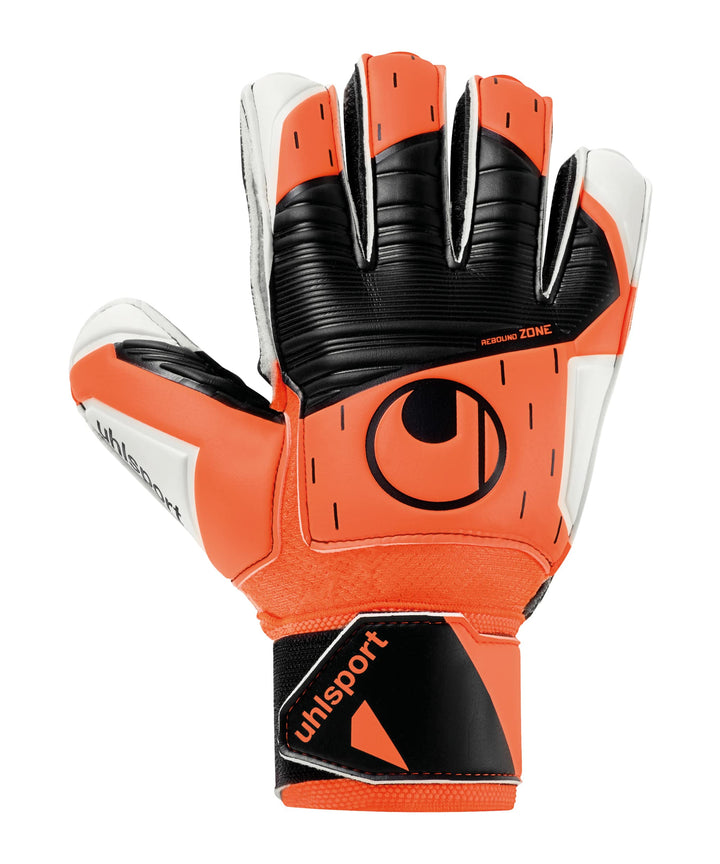 uhlsport Unisex – Erwachsene Resist Torwarthandschuhe 7 fluo orange/weiss/schwarz, 7 fluo orange/wei