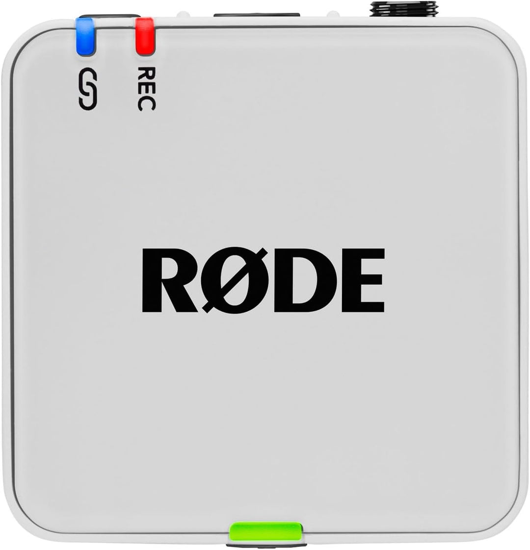 Rode Wireless GO Gen 3 Drahtloses 2-Kanal Mikrofon-Funksystem Weiss mit Charge Case + 2X Lavalier GO