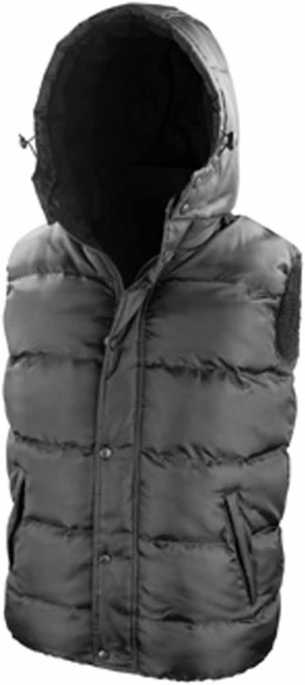 Result Herren R223x Core Nova Lux Gepolsterte Weste 3XL Schwarz, 3XL Schwarz