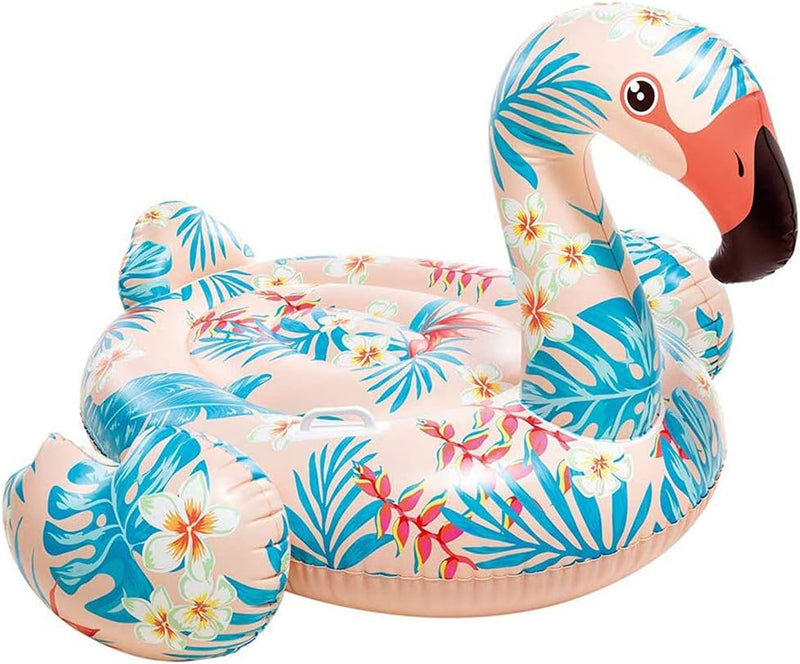 Intex - Aufblasbarer tropischer Flamingo, 142 x 137 x 97 cm 147cm x 140cm x 94cm Blau, 147cm x 140cm