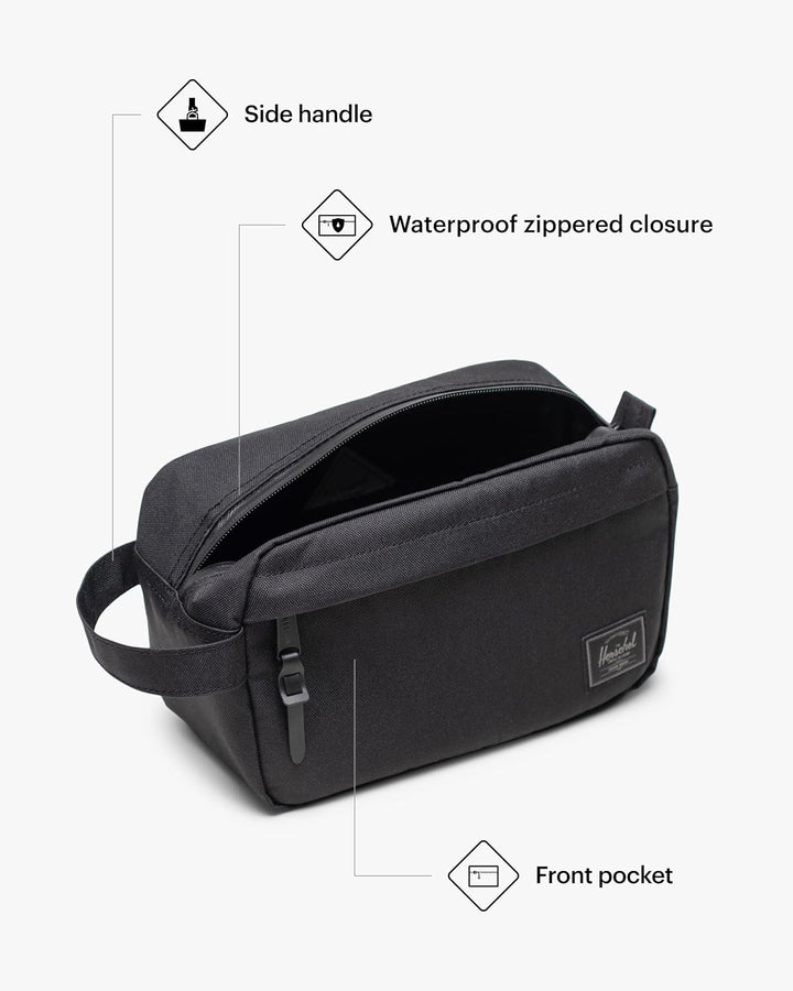 Herschel Supply Co. Chapter Travel Kit, Schwarz, Einheitsgrösse, Kapitel Reise-Set Black Tonal Stand