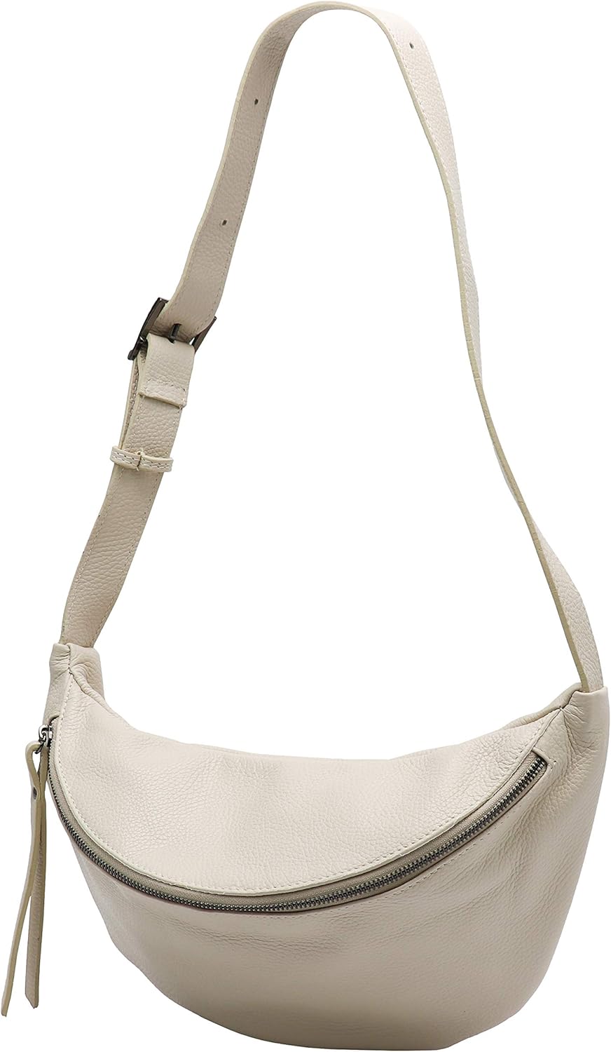 SH Leder echt Leder Damen Unisex Brusttasche für Festival Reise mittelgross Hüfttasche Crossbody Bag