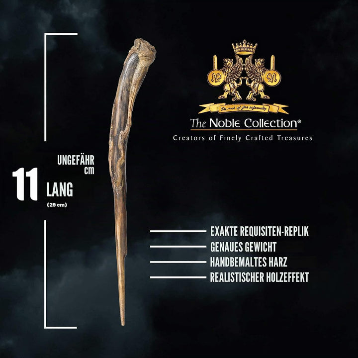 The Noble Collection - Harry Potter Snatcher Character Wand - 11in (29cm) Wizarding World Wand with