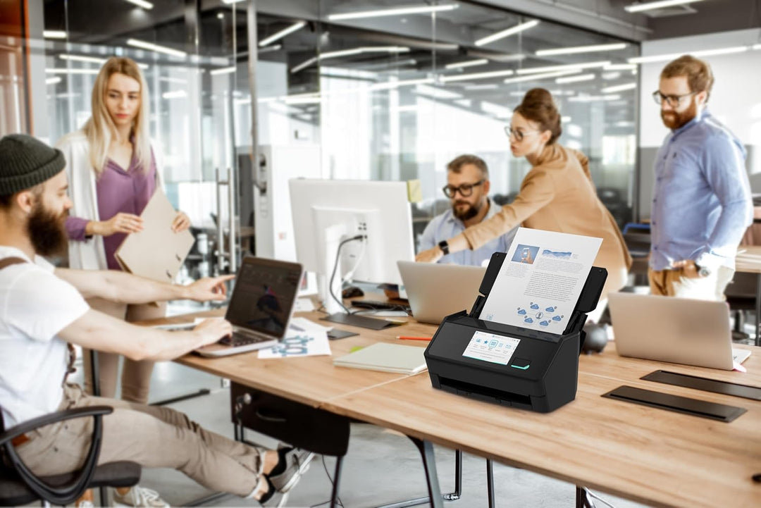 ScanSnap iX2500 Schwarz – Ultraschneller Duplex-Scanner mit 45 S./Min., 100-Blatt-ADF, 600DPI, 5″ To