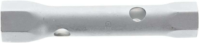 GEDORE Doppelsteckschlüssel, 27 + 32 mm, 6-kant, 195 mm lang, Werkzeug für Muttern KFZ, 26 R 27x32,
