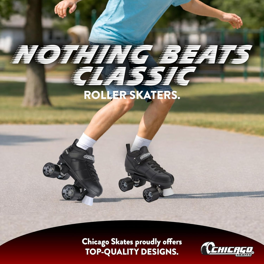 Chicago Bullet Speed Rollschuhe für Herren, Schwarz, Grösse 42