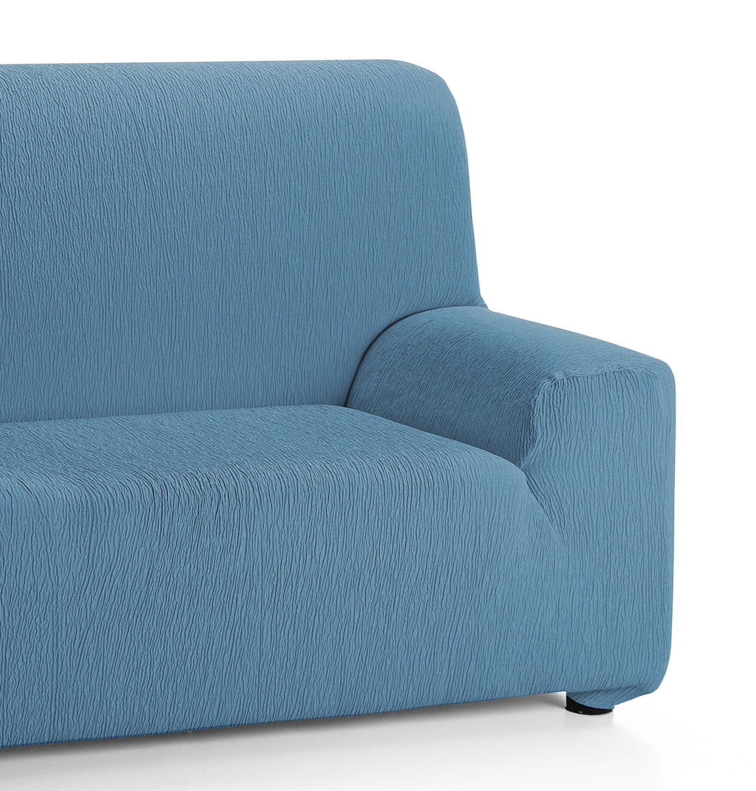Martina Home Elastischer Sofabezug Modell Emilia 4 Plätze Blau (AZAFATA) 4 Sitzer Blau (Azafata), 4