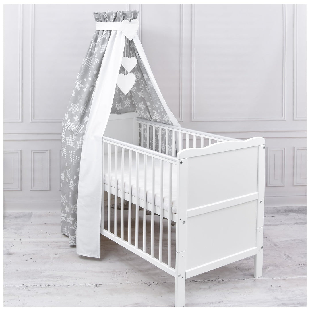 Generisch Baby Delux Babybett Himmel Betthimmel Baumwolle Baldachin für Babybett Kinderbett Wiege St