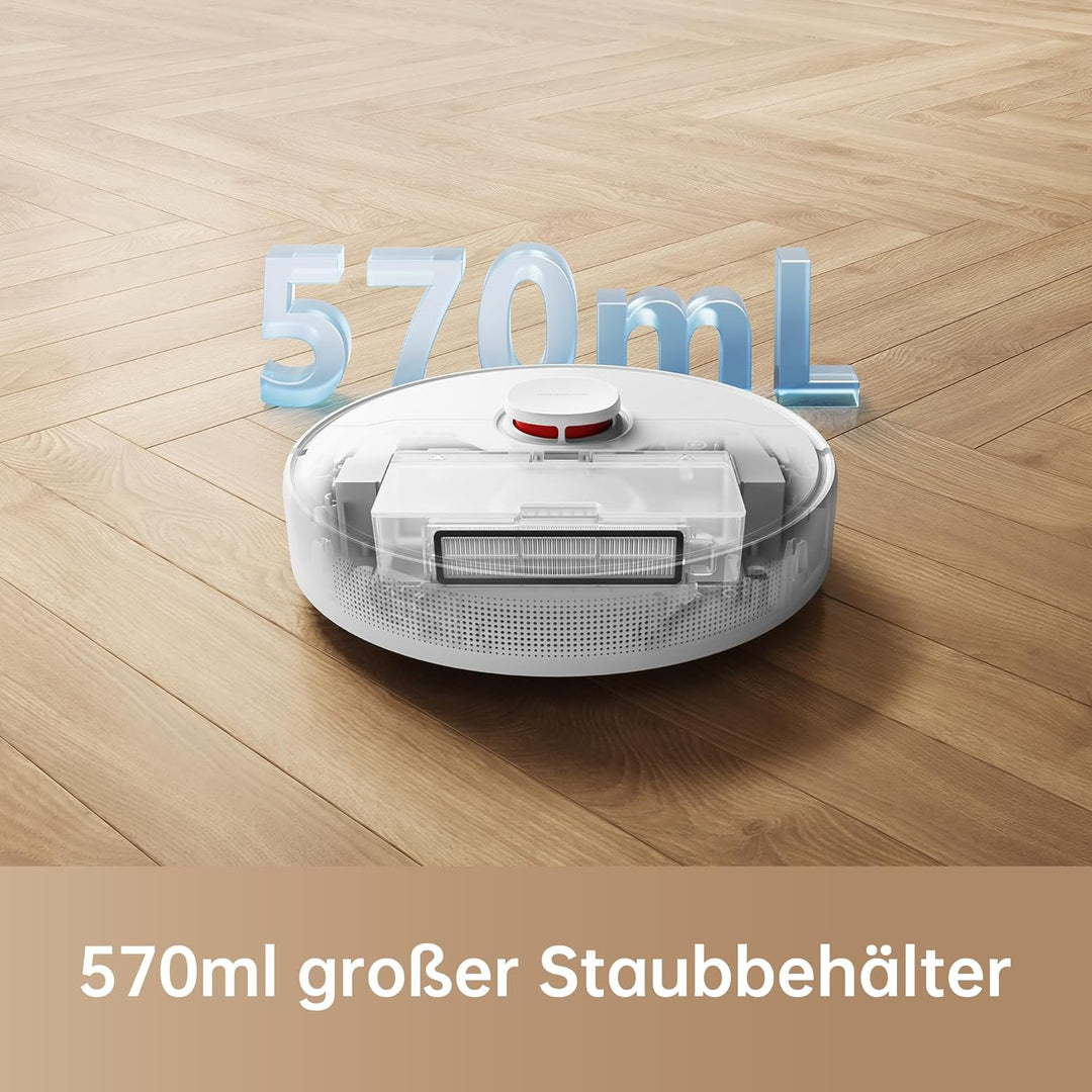 dreame F9 Pro Staubsaugerroboter und Wischmopp 2-in-1, LiDAR Navigation, 150 min Laufzeit, Staubsaug