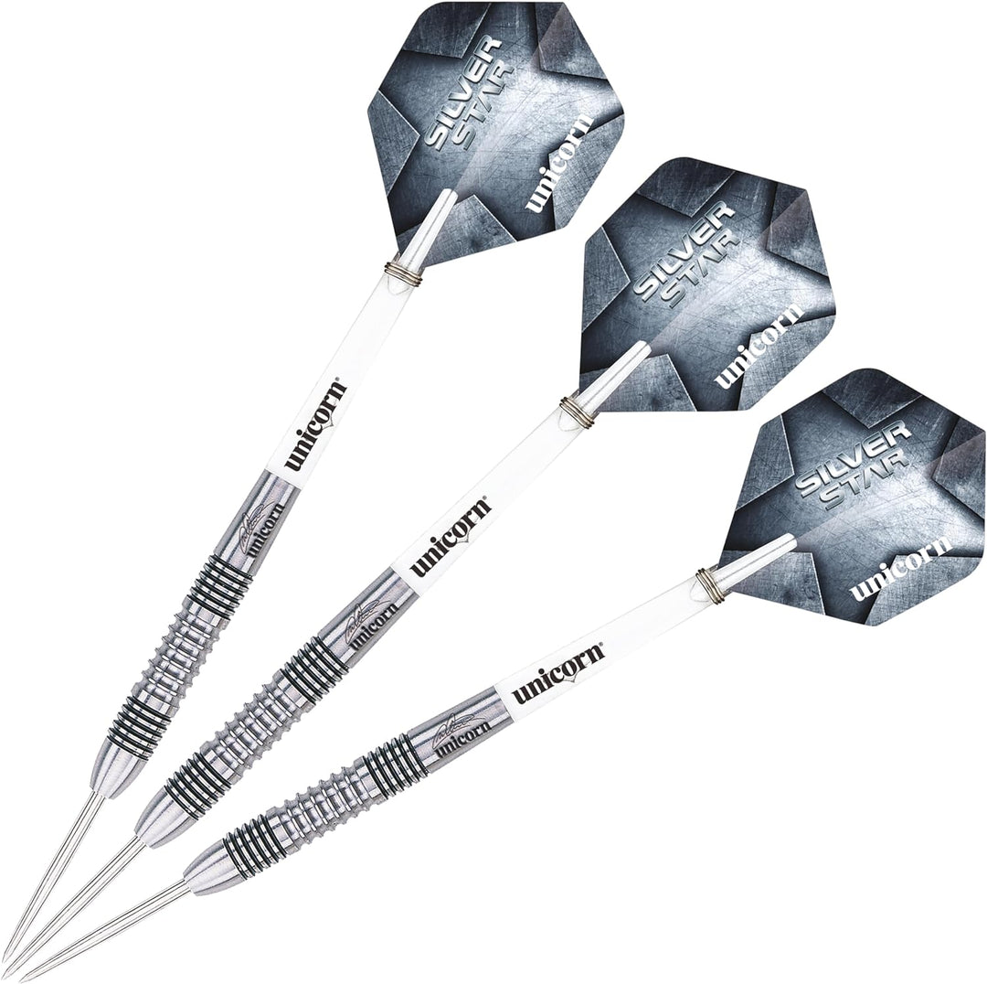 Unicorn Michael Smith, Silver Star Steel Dart 26 g Silber, 26 g Silber
