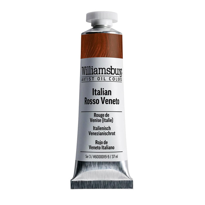 Williamsburg - Handgemachte Oelfarbe - 37 ml - Italienisch Rosso Veneto 37 Ml Tube Italian Rosso Ven
