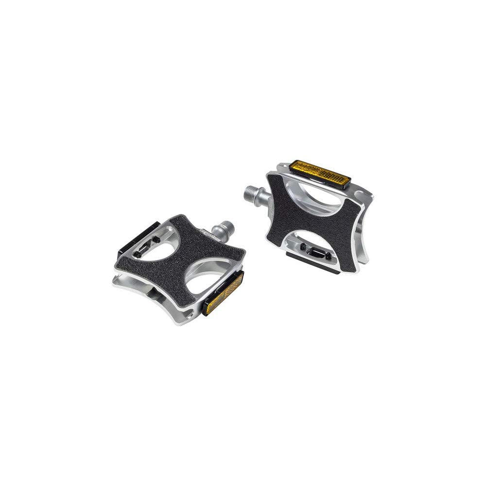 ErgoTec Unisex – Erwachsene Urban Fahrradpedale, Schwarz, Einheitsgrösse
