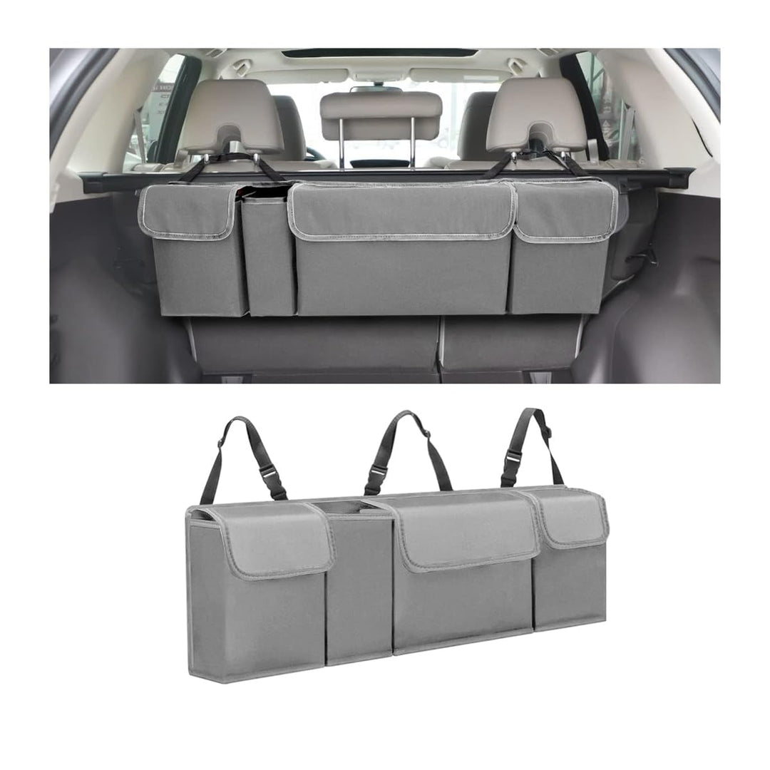 Adunsiaoto Mehrere Fächer Auto Organizer Kofferraum, Kofferraum Organizer, Kofferraum Oxford Stoff W