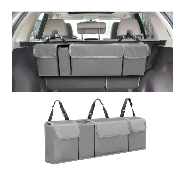 Adunsiaoto Mehrere Fächer Auto Organizer Kofferraum, Kofferraum Organizer, Kofferraum Oxford Stoff W