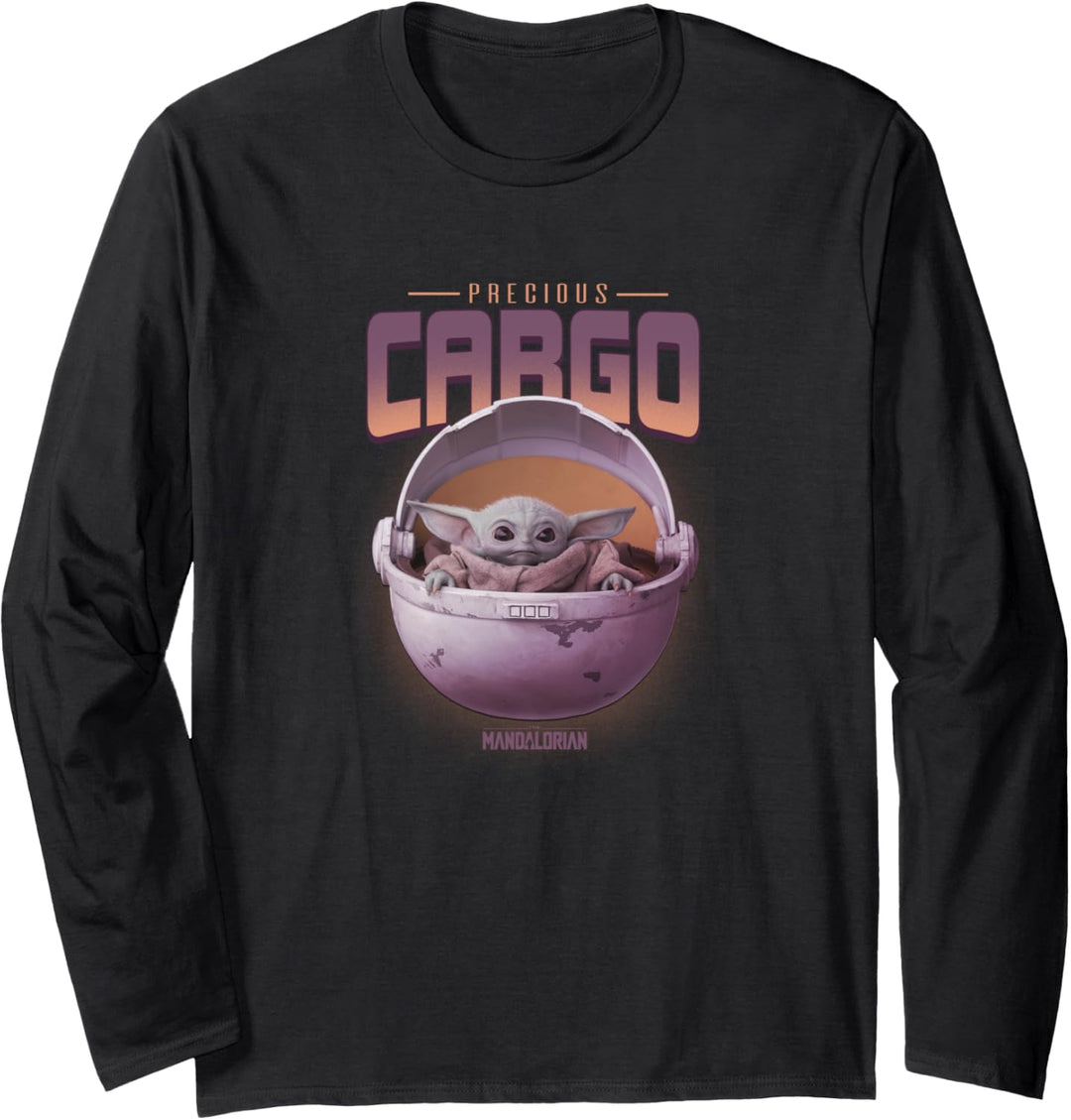 Star Wars: The Mandalorian Grogu In Pod Precious Cargo Langarmshirt