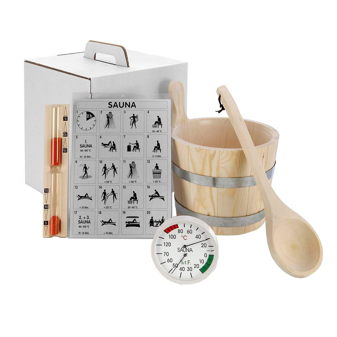 eliga Sauna-Zubehör-Set"Standard"