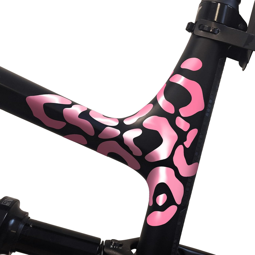 Riesel Design ® Fahrrad Aufkleber Set, 20 x 15 cm, Sticker Kit für Rahmen und Helme, Witterungsbestä