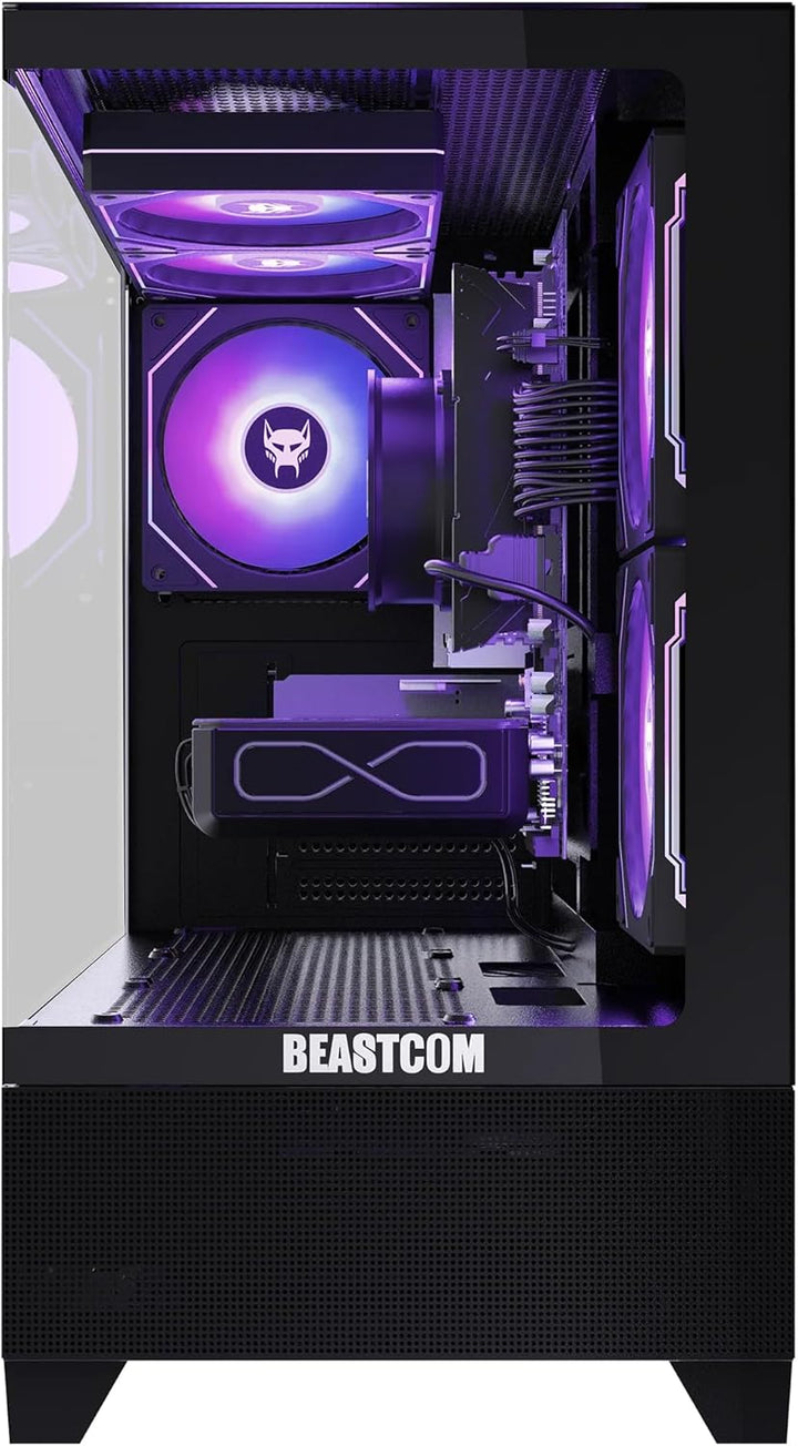 BEASTCOM Q5 Pro Gaming, Gaming PC, AMD Ryzen 7 5700X 8X 4,60 GHz 16 Threads, NVIDIA RTX 3060 8GB, 16