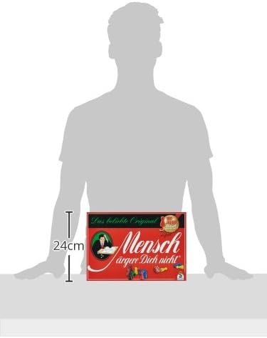Schmidt Spiele 49021 Mensch ärgere Dich Nicht, Standardausgabe, Würfelspiel Klassisch, Klassisch