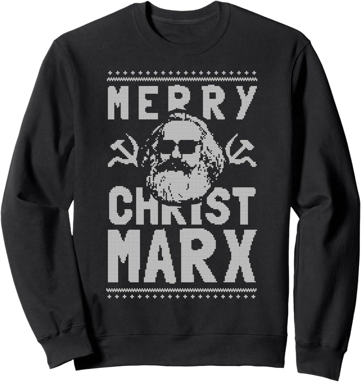 Frohe Christus Marx - Weihnachten Karl Marx Kommunist Sweatshirt