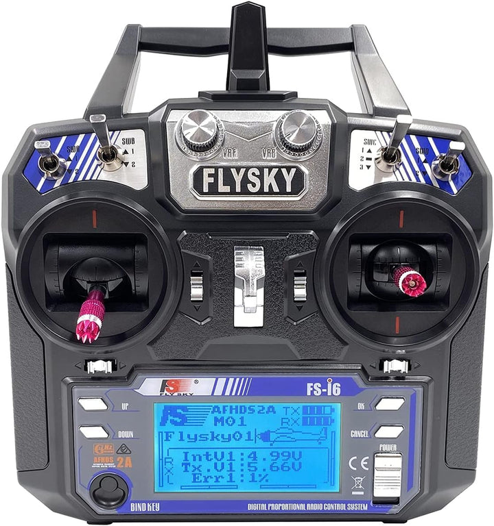 DTXMX Flysky FS-i6 2.4G 6 Kanal RC Sender mit FS-iA6 Empfänger Radio Control System für RC Quadkopte