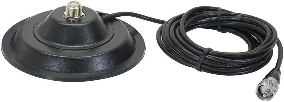CB-Antenne PNI ML70 PL Verbinder, 145 mm Magnetfuss inklusive, 70 cm, 4 m RG58-Kabel im Lieferumfang