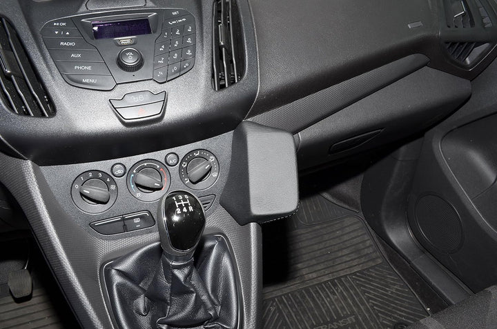 KUDA 1375 Halterung Kunstleder schwarz für Ford Transit Connect ab 12/2013 (nur Gangschaltung), 1375
