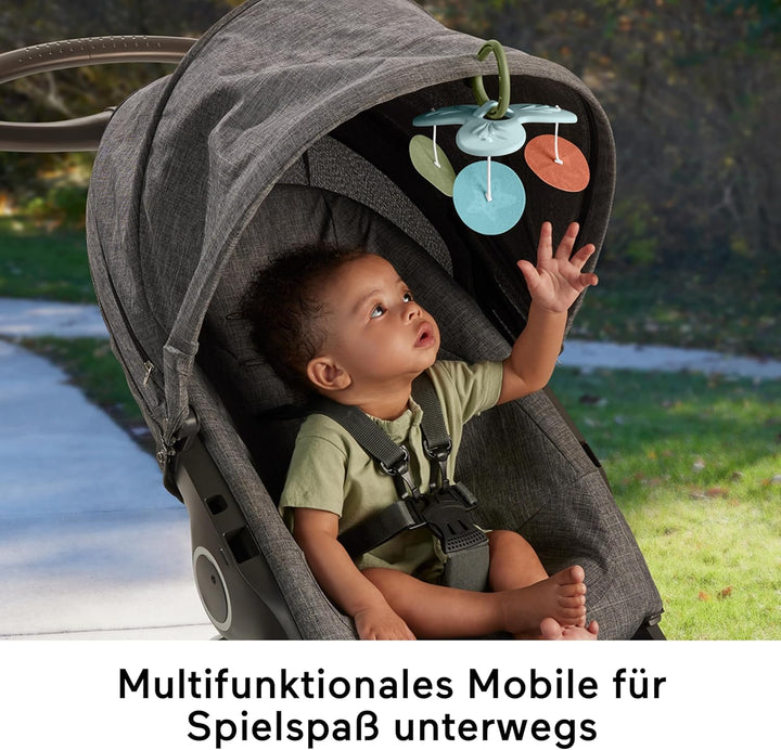 Fisher-Price Simply Senses Spieldecke für Babys, Erlebnisdecke für Neugeborene, mit Mobile und senso