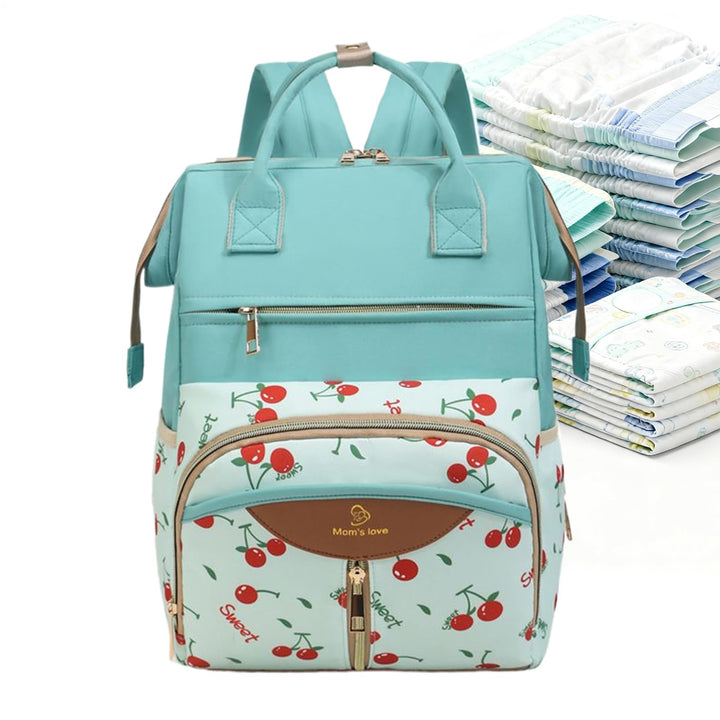 Wickelrucksack,Wasserdichte Grosse Windeltasche Mit Kinderwagen Halterung | Baby Reisetasche Mit Wic
