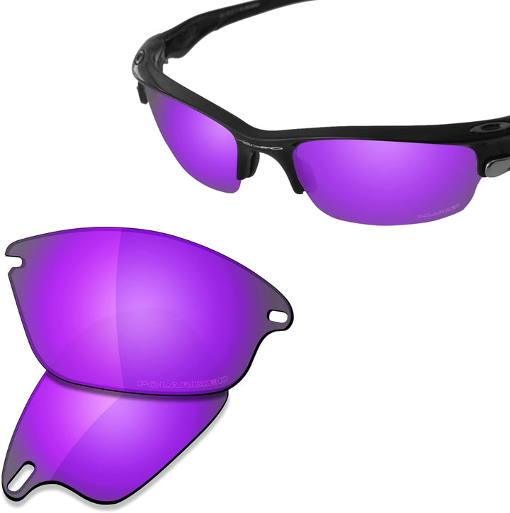 Saucer Premium Ersatzgläser für Oakley Fast Jacket OO9097 Sonnenbrillen High Defense - Violet Purple