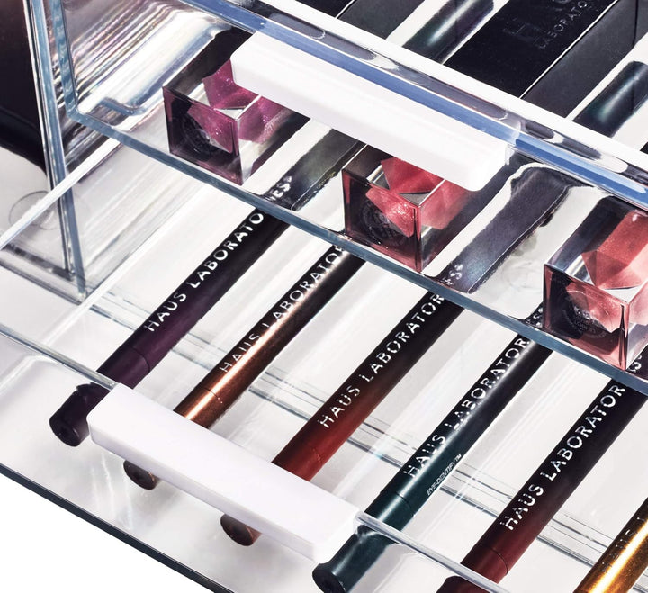 iDesign Make-up Organizer, Schmink Aufbewahrung mit 3 Schubladen aus der Signature Series by Sarah T